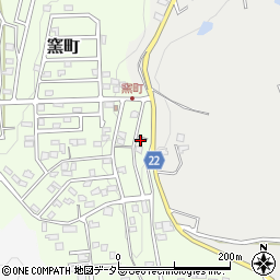 愛知県瀬戸市窯町548-9周辺の地図