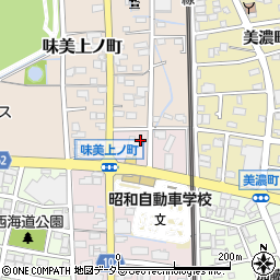 愛知県春日井市味美西本町1933周辺の地図