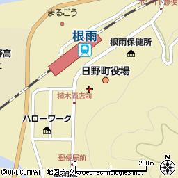 鳥取県日野郡日野町根雨212周辺の地図
