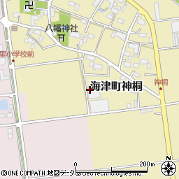 岐阜県海津市海津町神桐周辺の地図