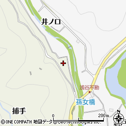 愛知県豊田市下切町孫女周辺の地図