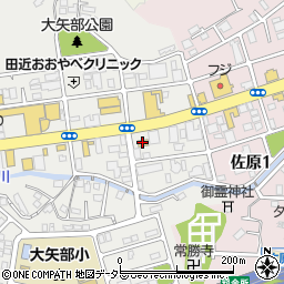 ミニストップ横須賀大矢部店周辺の地図