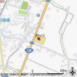 スーパーガッツ　大原店周辺の地図