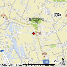 静岡県富士宮市淀師555周辺の地図