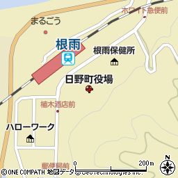 〒689-4500 鳥取県日野郡日野町（以下に掲載がない場合）の地図