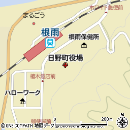 鳥取県日野町（日野郡）周辺の地図