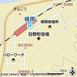 日野町役場周辺の地図