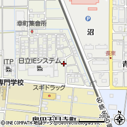 愛知県稲沢市幸町87周辺の地図