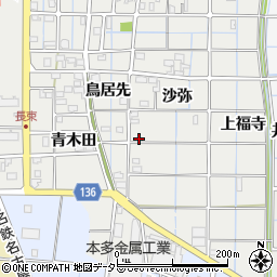 愛知県稲沢市長束町沙弥86周辺の地図