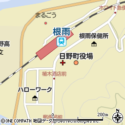 日野町図書館周辺の地図