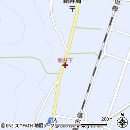 新井下周辺の地図