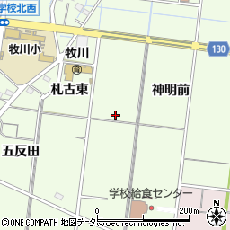 愛知県稲沢市祖父江町両寺内周辺の地図