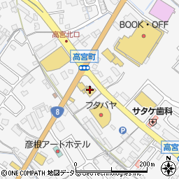 ネッツトヨタ滋賀彦根店周辺の地図