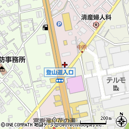 松屋富士宮店周辺の地図