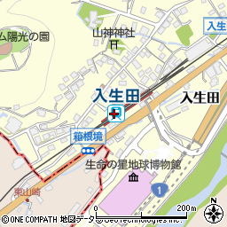 入生田駅周辺の地図