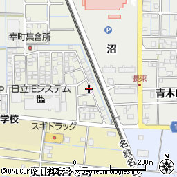 愛知県稲沢市幸町90周辺の地図