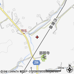 千葉県富津市笹毛周辺の地図
