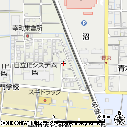 愛知県稲沢市幸町85周辺の地図