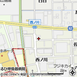 石川運輸株式会社　西春営業所周辺の地図