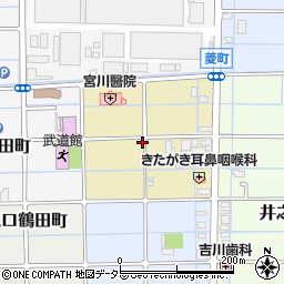 愛知県稲沢市井之口小番戸町周辺の地図