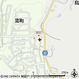 愛知県瀬戸市窯町548-20周辺の地図
