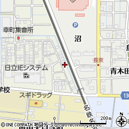 愛知県稲沢市幸町91周辺の地図