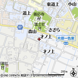 愛知県稲沢市片原一色町才ノ上39周辺の地図