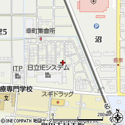 愛知県稲沢市幸町43周辺の地図