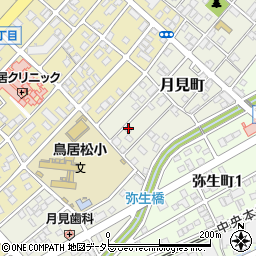 愛知県春日井市月見町145周辺の地図