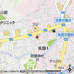 神奈川スバル横須賀店周辺の地図