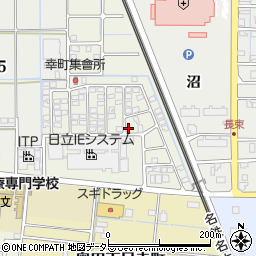 愛知県稲沢市幸町75周辺の地図
