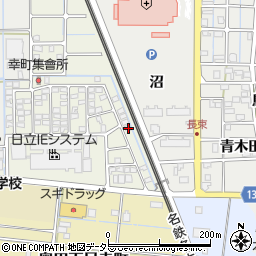 愛知県稲沢市幸町82周辺の地図