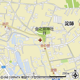 静岡県富士宮市淀師551周辺の地図