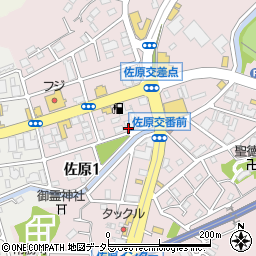 湘南菱油株式会社　ガソリンスタンドセルフ佐原営業所周辺の地図