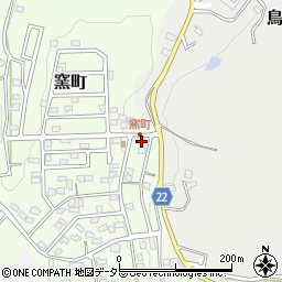 愛知県瀬戸市窯町548-18周辺の地図