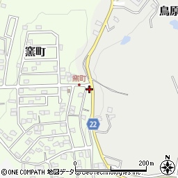 愛知県瀬戸市窯町548-16周辺の地図