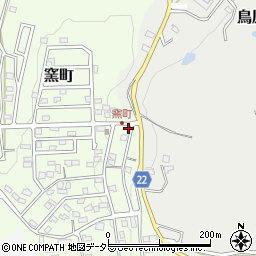 愛知県瀬戸市窯町548-17周辺の地図