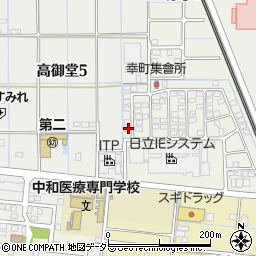 愛知県稲沢市幸町155周辺の地図