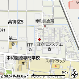 愛知県稲沢市幸町150周辺の地図