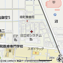 愛知県稲沢市幸町24周辺の地図