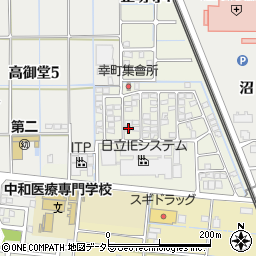 愛知県稲沢市幸町7周辺の地図
