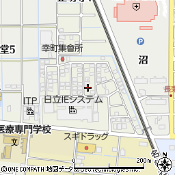 愛知県稲沢市幸町41周辺の地図
