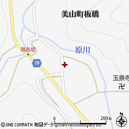 京都府南丹市美山町板橋（下段）周辺の地図