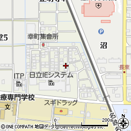 愛知県稲沢市幸町44周辺の地図