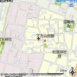 愛知県稲沢市一色下方町周辺の地図
