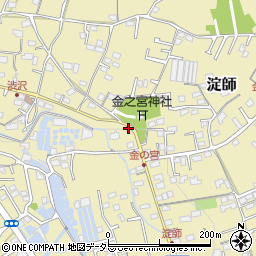 静岡県富士宮市淀師550周辺の地図