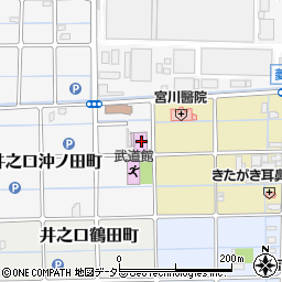 稲沢市東部体育センター周辺の地図