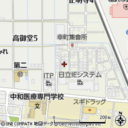 愛知県稲沢市幸町148周辺の地図
