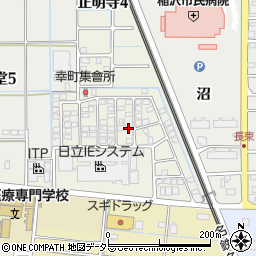 愛知県稲沢市幸町45周辺の地図