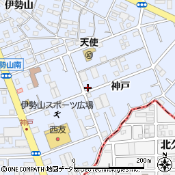 愛知県西春日井郡豊山町豊場神戸周辺の地図